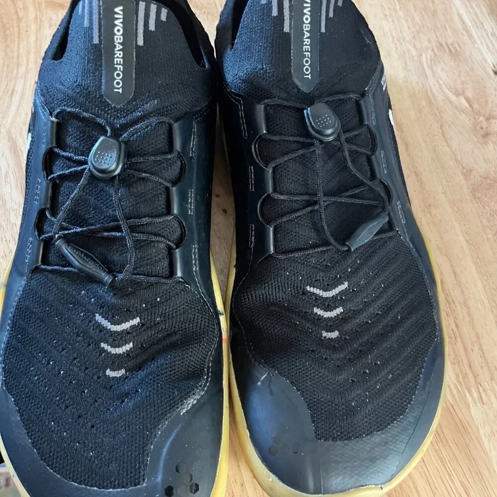 VIVOBAREFOOT Primus Trail Firm Ground Black 42 EU Mens Minimalist Shoes - Picture 1 of 4